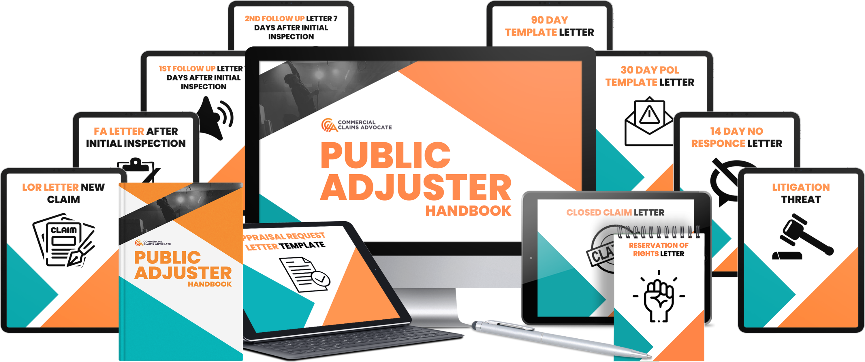 Commercial Claims Advocates Public Adjuster Handbook 7881